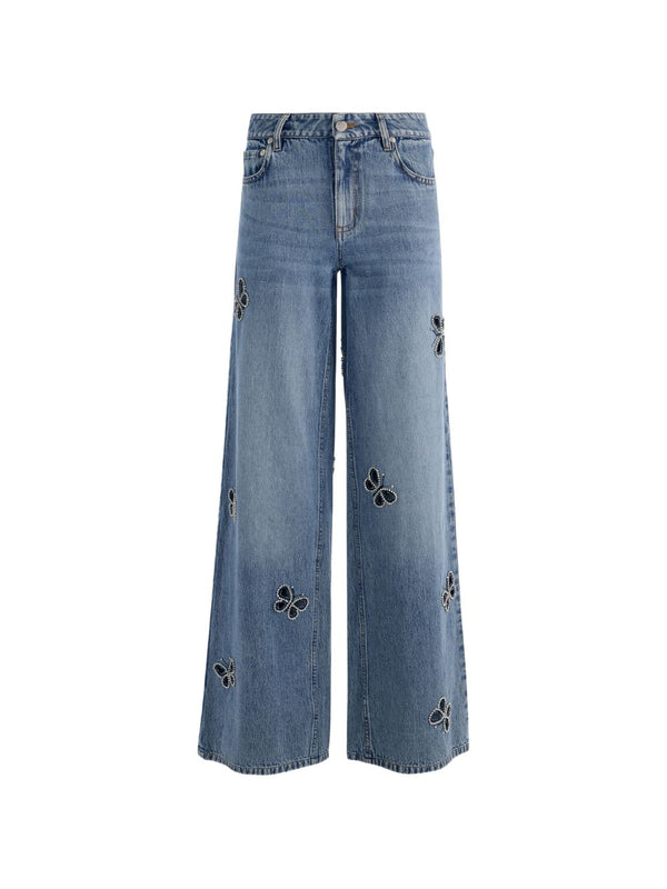 Cutout Denim Jeans