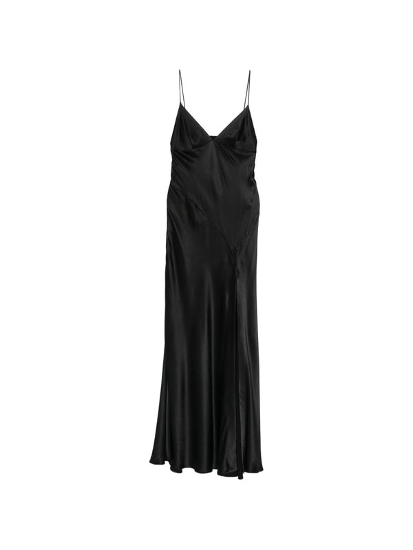 Satin Long Dress