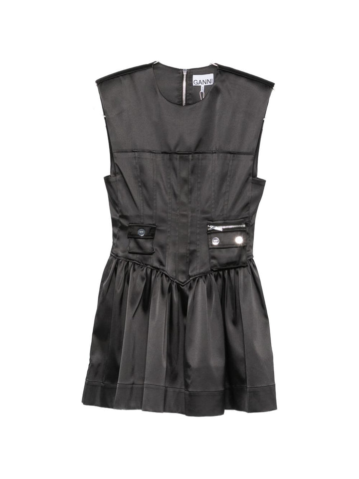 Ganni Dresses - BLACK | a442cc838fceeeb707c0d5a4e9f2185885a86ef8