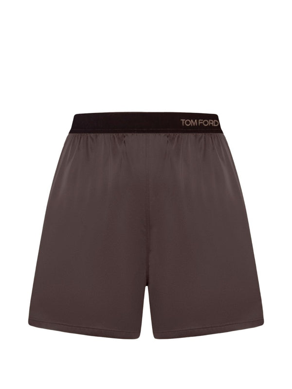 Silk Pajama Shorts