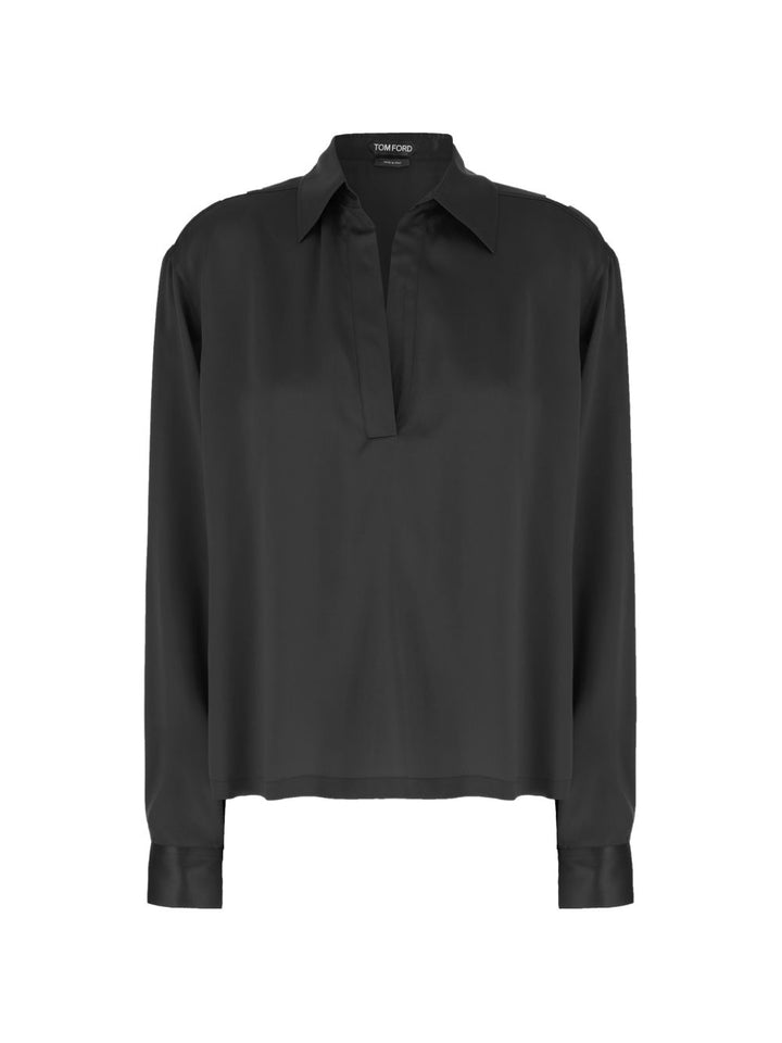 Tom Ford T-shirts and Polos - BLACK | 1745ad96477c8edce208621bc62df38a7414e146