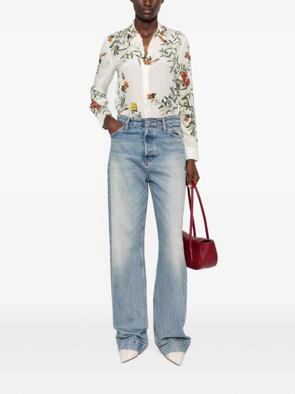 Alice + Olivia Shirts - BEIGE | 8d23710b709ffa66cf764732469152c6fafec027