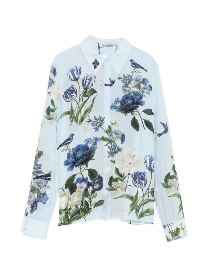 Alice + Olivia Shirts - BLUE | f3dcb7c4371638d5d5931eeb83205acc627ed83a