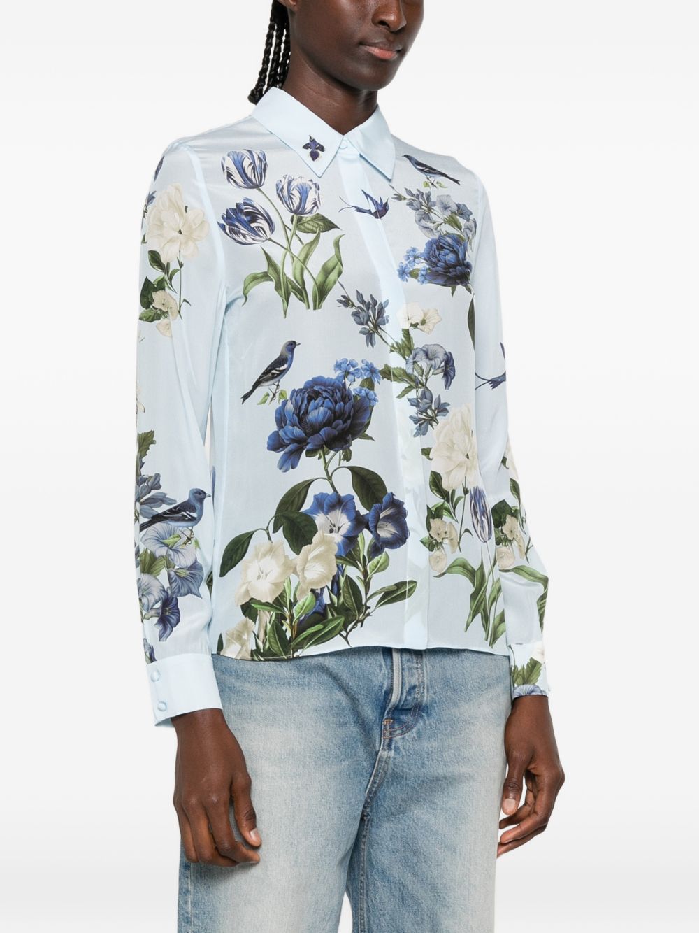 Alice + Olivia Shirts - BLUE | d60fb9e8145b56594ee20396842b08fb4112cca5