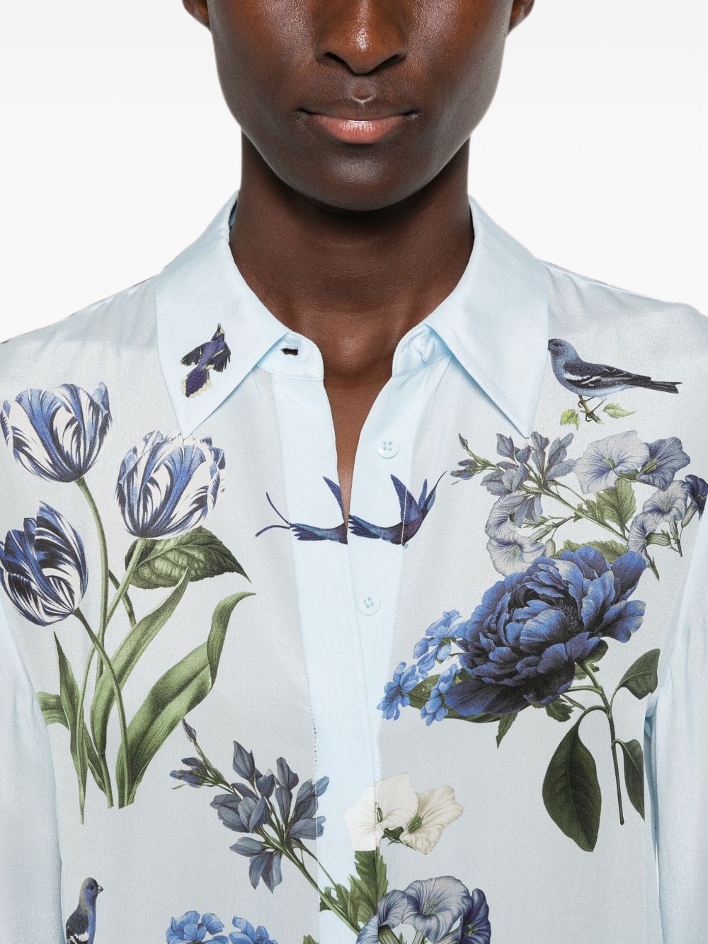 Alice + Olivia Shirts - BLUE | c82045bcedc4edbd34d8471250559502729a2910