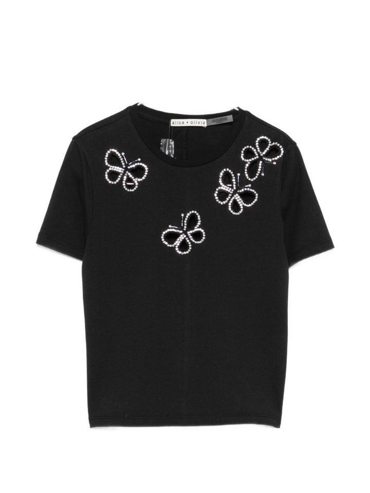 Alice + Olivia T-shirts and Polos - BLACK | fc81d09f1848c6b1b0188ade98a1c2ab450a5391