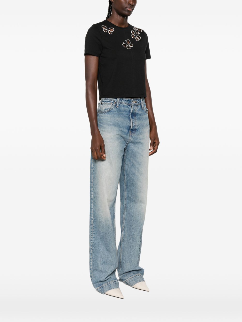 Alice + Olivia T-shirts and Polos - BLACK | 71572ccd3190698423de71043f0f593fb4ed6f73