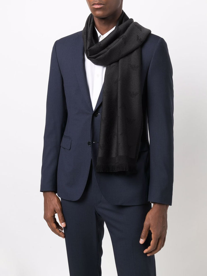 Emporio Armani Scarfs - GREY | c84edb7f2fe113cd8abdf9122db6dc25bfd67a4c