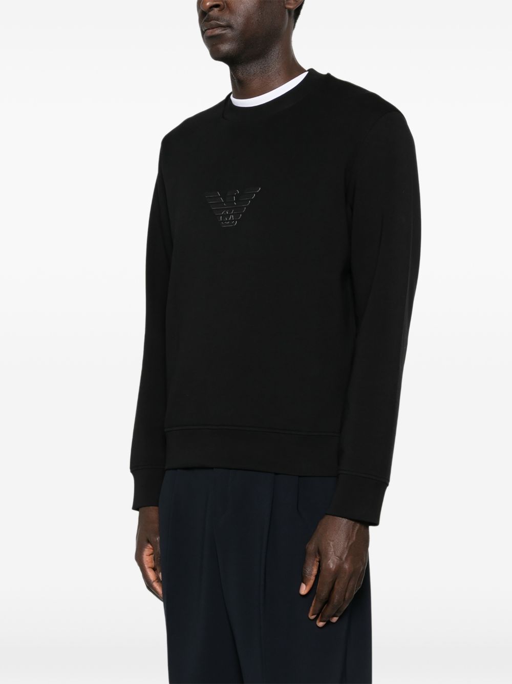 Emporio Armani Sweaters - BLACK | 3195d7c6ea288acf7dfa68a4d21e7b99c2ec6831