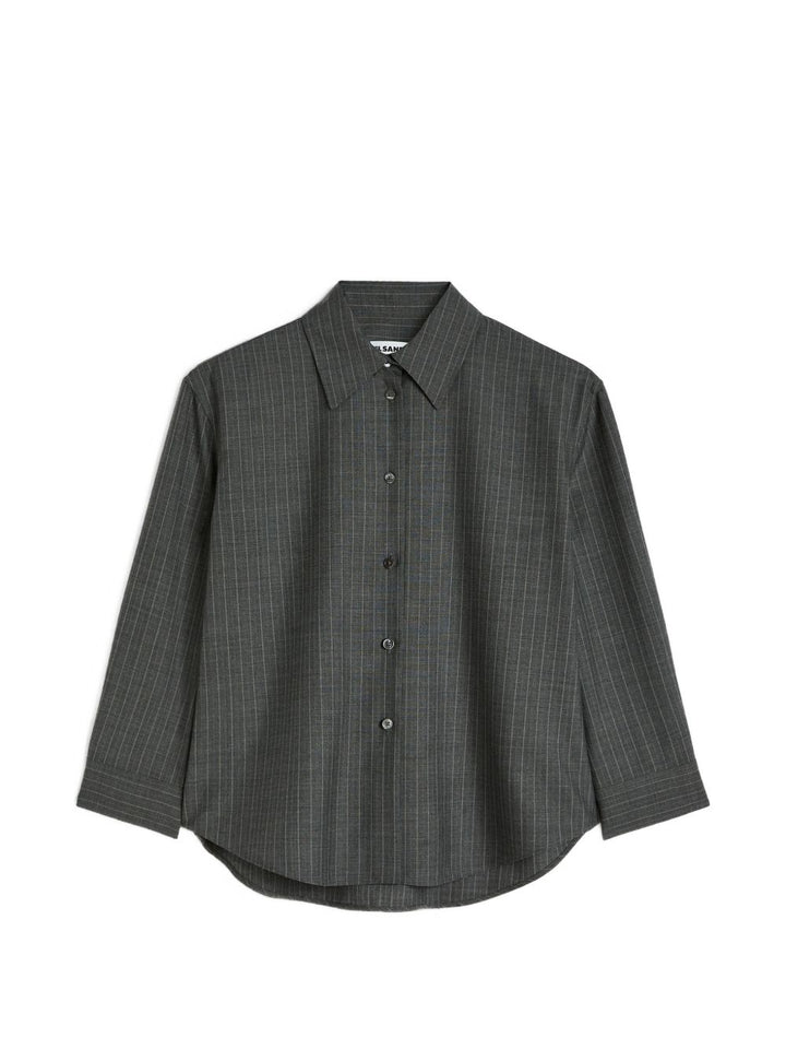 Jil Sander Shirts - GREY | f747f03a885c3bd2a2690ff0dabbc79046190e60
