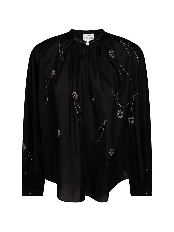 Forte Forte Shirts - BLACK | c5704f0783eac4d93fc9b27b0b8472f855054d87