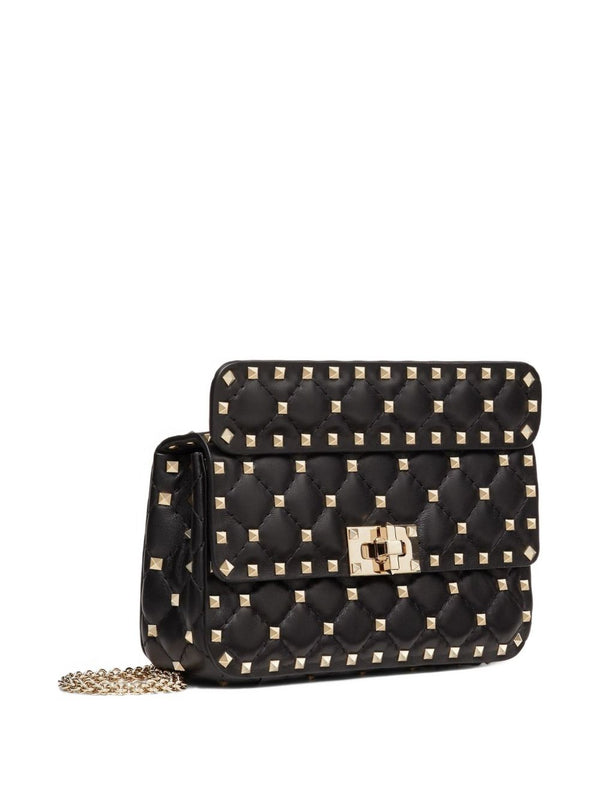 Rockstud Spike Small Leather Shoulder Bag