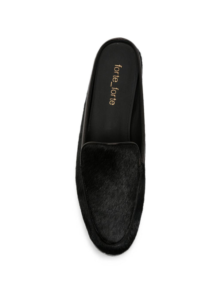 Forte Forte Flat shoes - BLACK | 2d290a6d9304f034808a4ee69c692a8f9660efa2