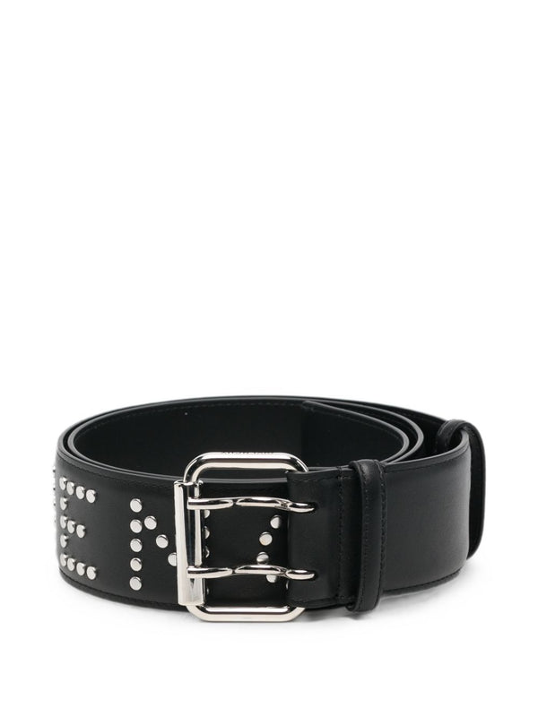 Studded Leather Belt