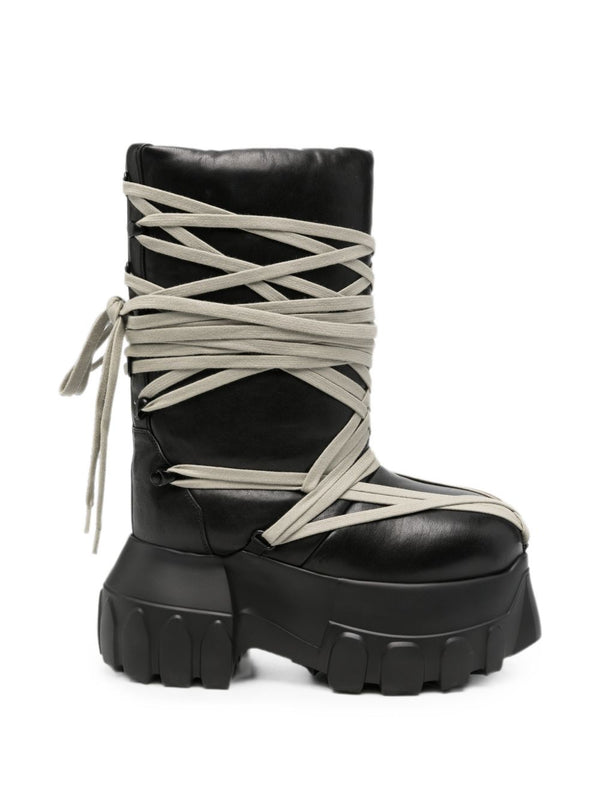 Megalace Leather Boots