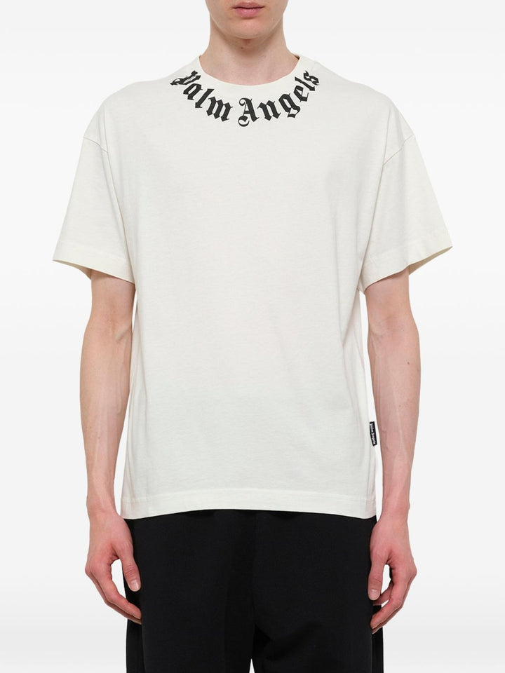 Palm Angels T-shirts and Polos - WHITE | c80610cf50a1839b8c08d0ca290760f84574d4b6