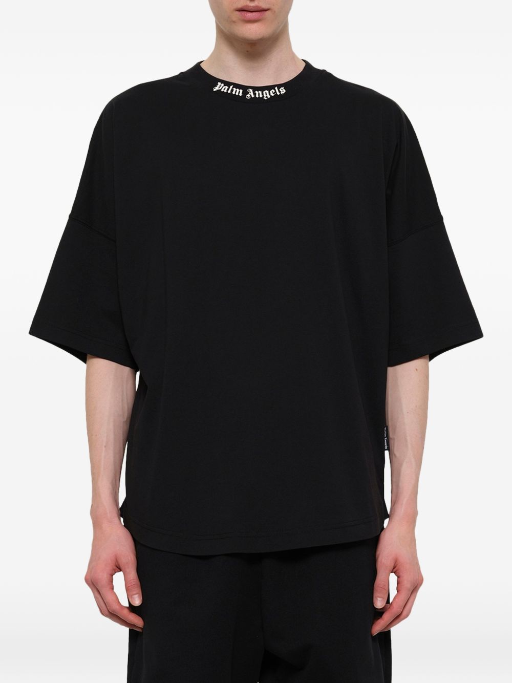 Palm Angels T-shirts and Polos - BLACK | 7c60a90fb950db4aef599231948023810315cf51