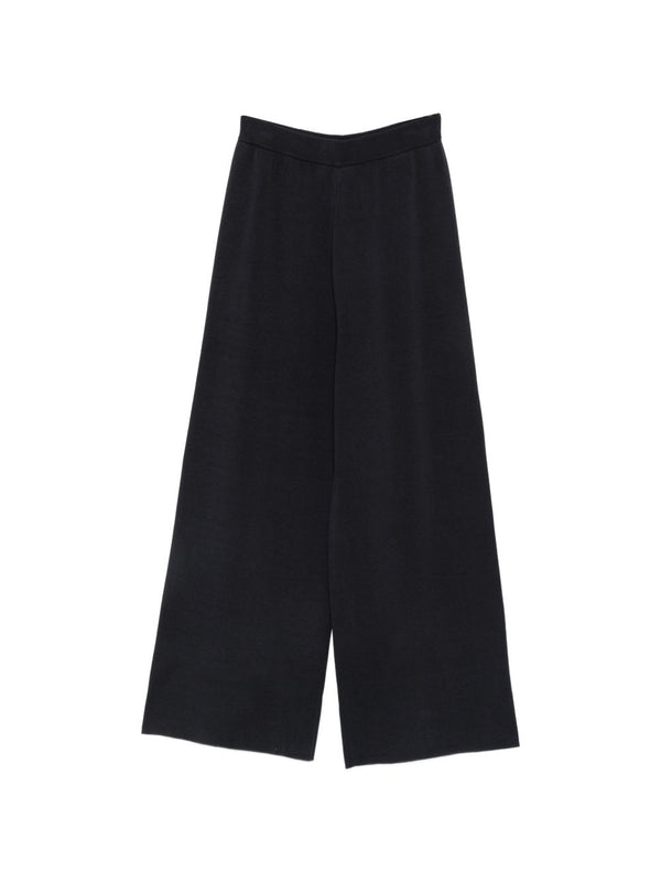 Knitted Wide-Leg Trousers