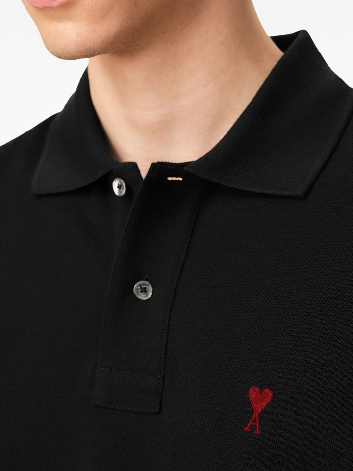 Ami Paris T-shirts and Polos - BLACK | 4ca9c1c1180ae2274be1b297983b1f909b2555c2