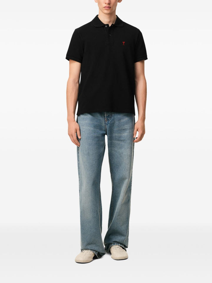 Ami Paris T-shirts and Polos - BLACK | a994bb0aaff9bb103fc330eb51eb16cb6d914e46
