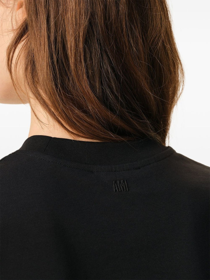 Ami Paris T-shirts and Polos - BLACK | 930fcf2b41b5a88167a15747590a58c26f709673