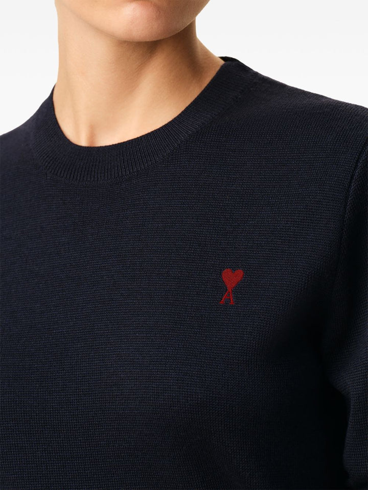Ami Paris Sweaters - BLUE | 41bc4ba802a8083150bae498e5f10797efb34f62