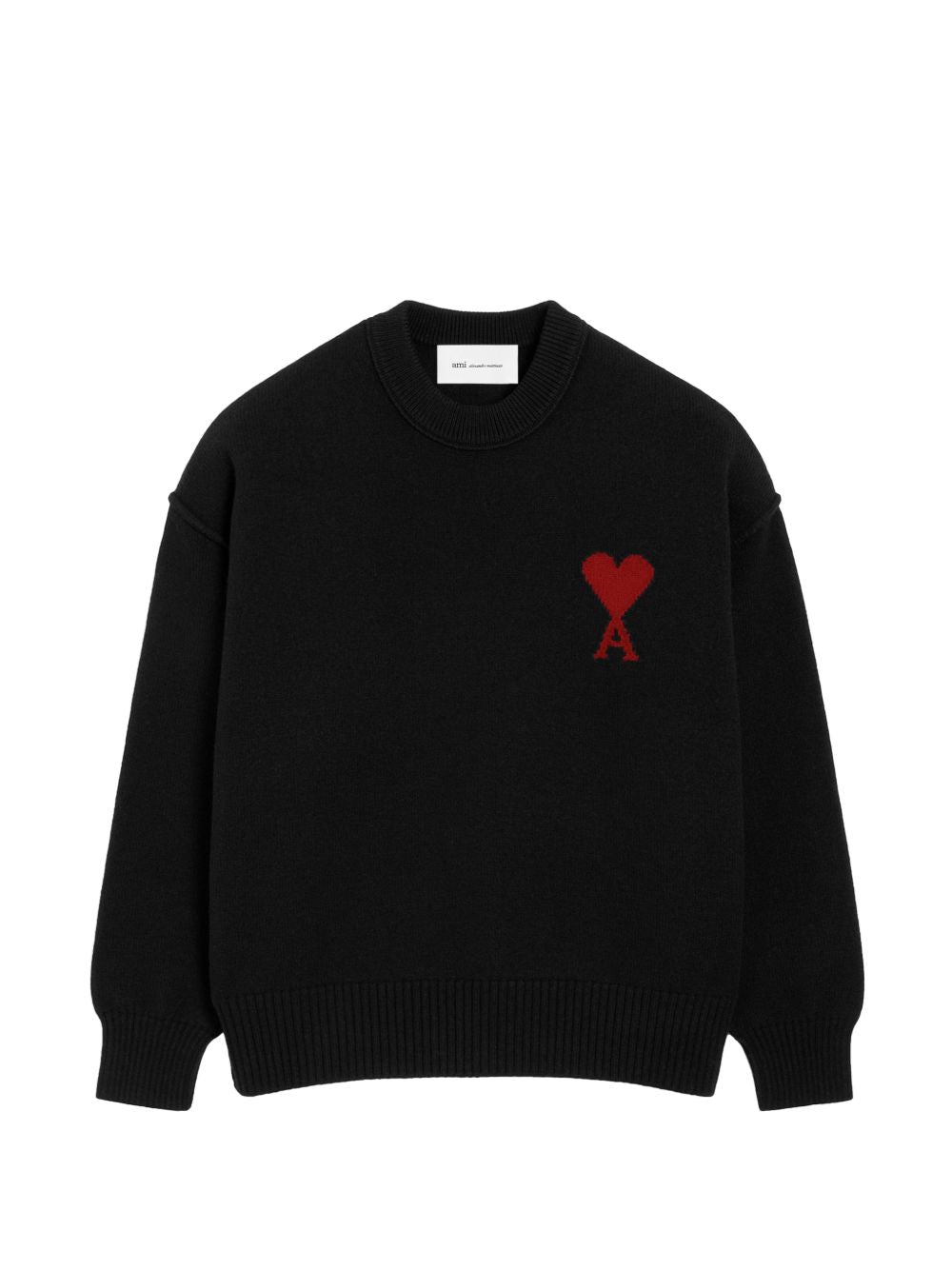 Ami Paris Sweaters - BLACK | 8c6f10fb1fb033cae586fe005e9fef180a627ca6