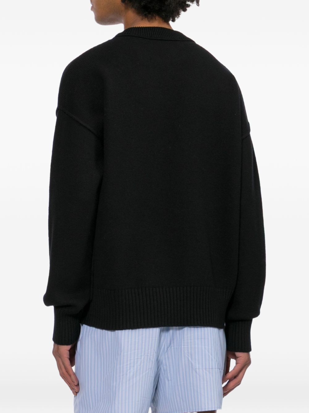 Ami Paris Sweaters - BLACK | 44ad6be1fa23a06a160b839c82b03da8ee70bb32