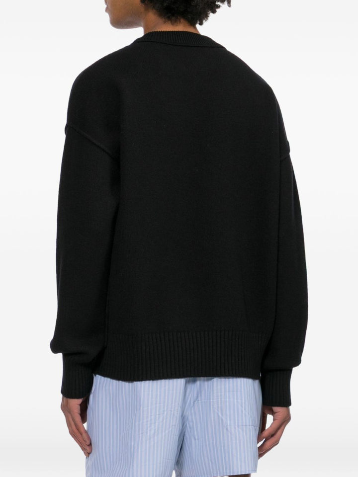 Ami Paris Sweaters - BLACK | 44ad6be1fa23a06a160b839c82b03da8ee70bb32