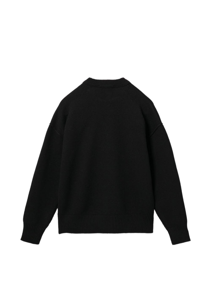 Ami Paris Sweaters - BLACK | 109db75f3f016a404303a326f3598e0c74fe995e