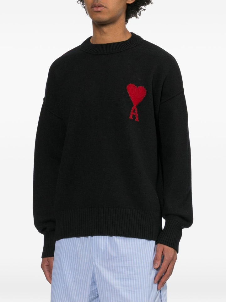 Ami Paris Sweaters - BLACK | 6eb73d0ba23246c792b652010284d4051d055294