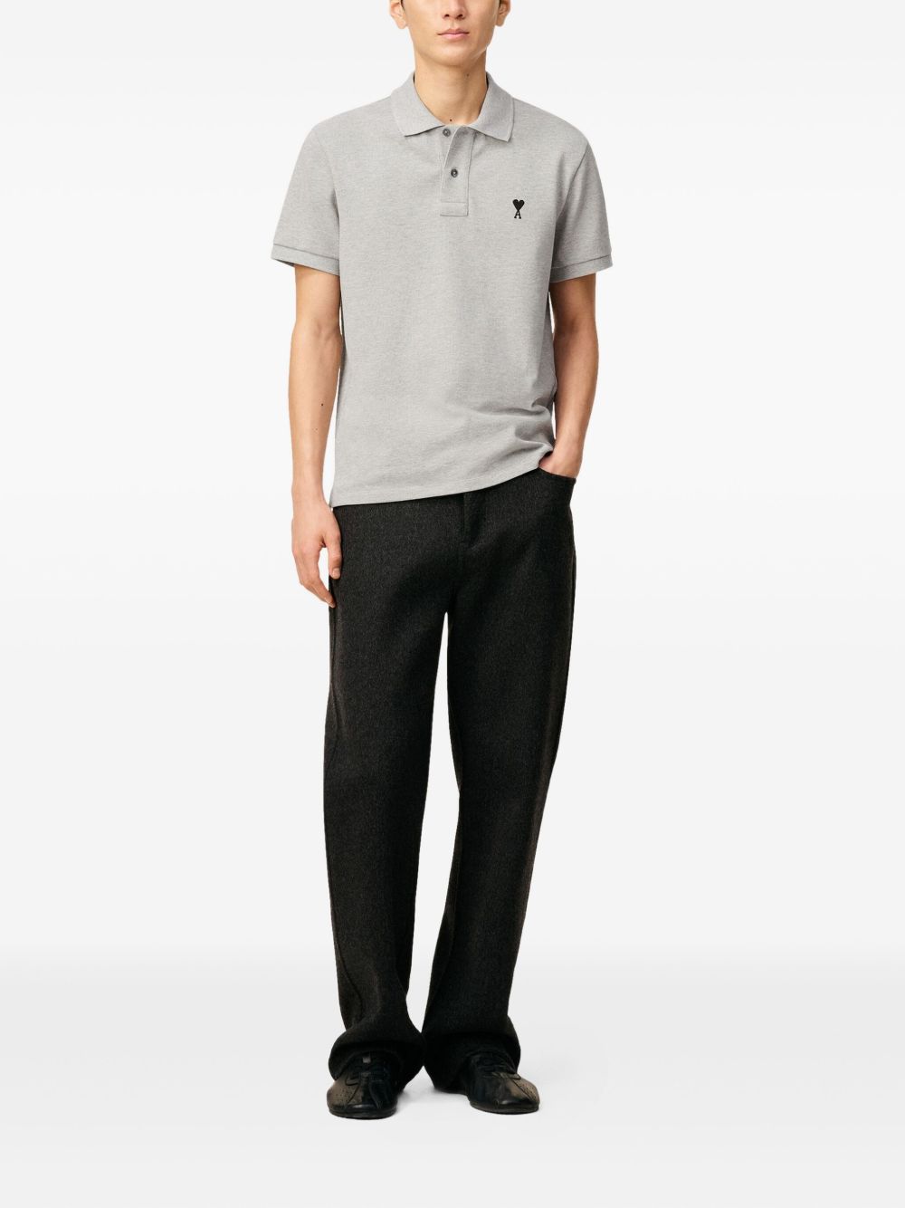 Ami Paris T-shirts and Polos - GREY | b8997adfe527f91b48f93a1be0e62dab383efdb5