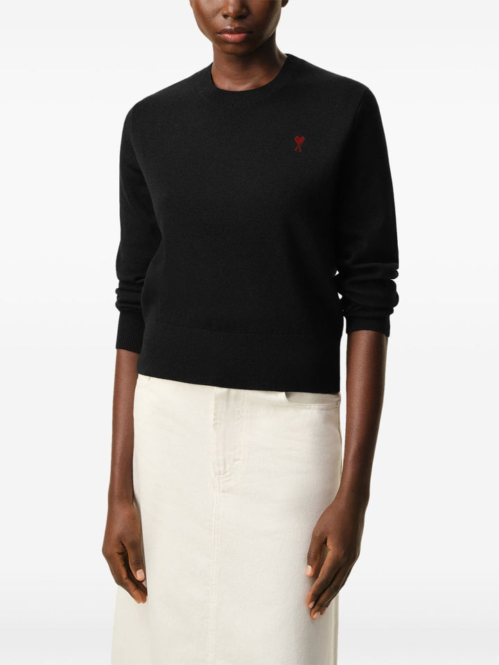 Ami Paris Sweaters - BLACK | b6ab1e5ba951835e9419e8d24d874f4c989ba4aa