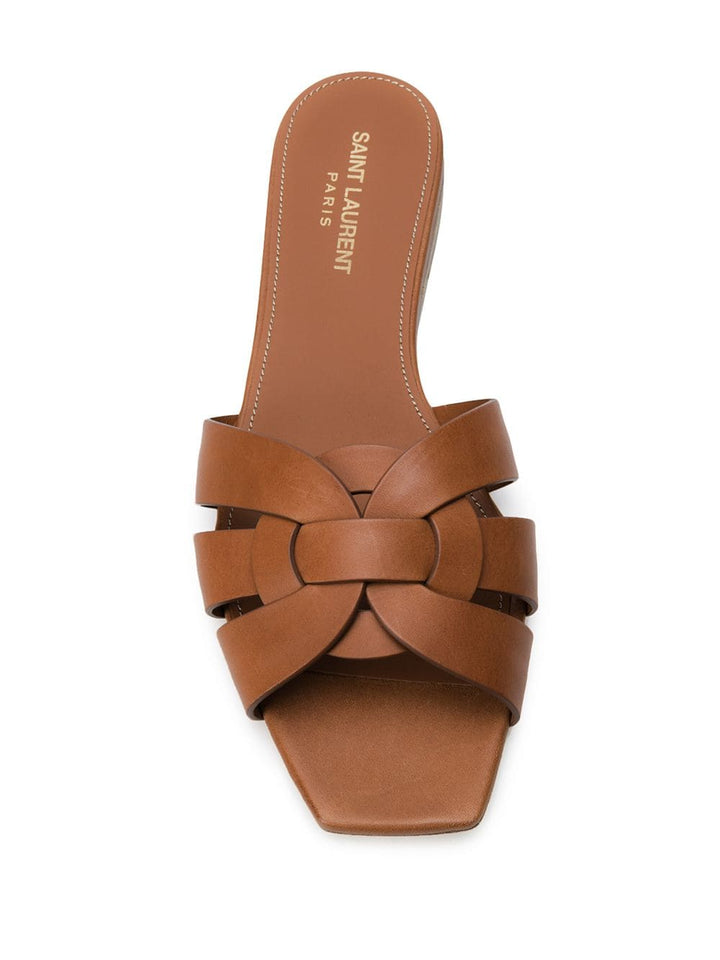 Saint Laurent Sandals - BROWN | 3512220ae4139dd94f865aef1167160e1cfc590f