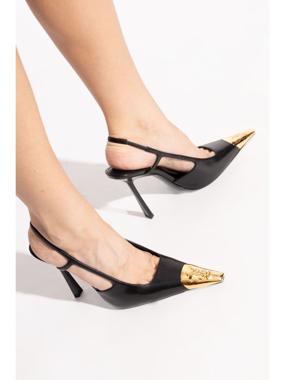 Saint Laurent With Heel - BLACK | 3b202216bec26b9ff7a9468fe221313a4ab7d7d6