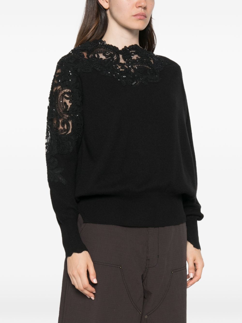 Ermanno Scervino Sweaters - BLACK | 3a3ae1b94c698447c0703288fa37e7d7751b1bc3
