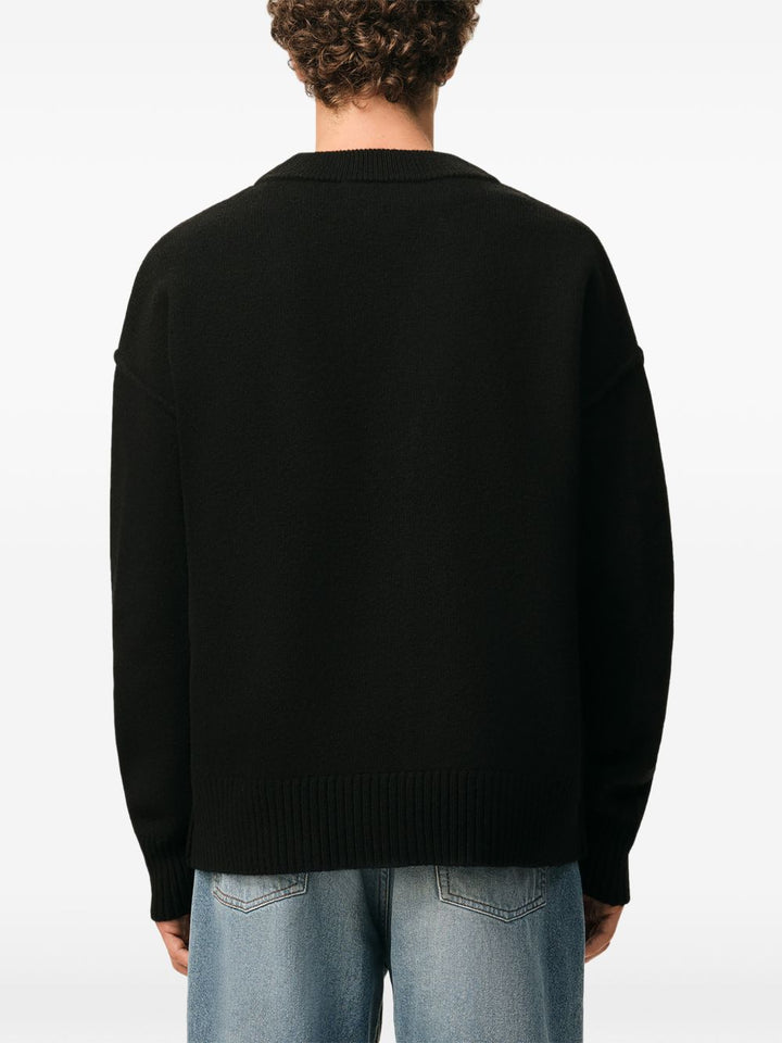 Ami Paris Sweaters - BLACK | 905ca5ee243ee709ced58a839a075db139bdf2b7