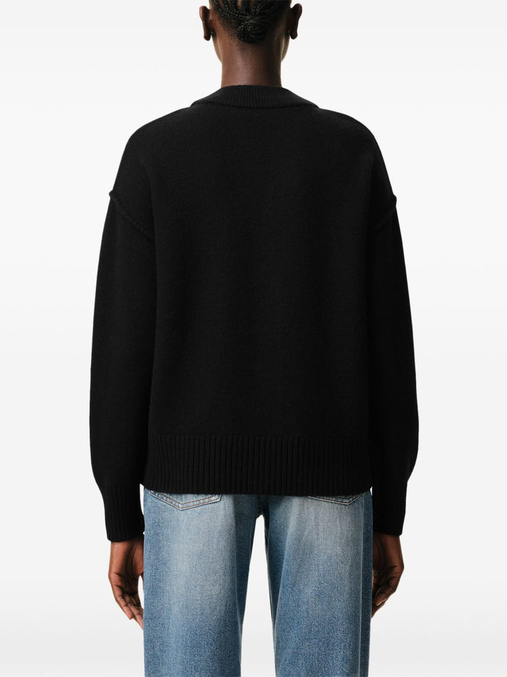 Ami Paris Sweaters - BLACK | 980337b98081013465efaffa4e5823c922f1317e