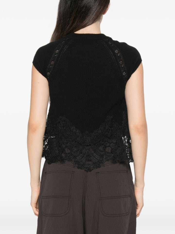 Ermanno Scervino Top - BLACK | b94495889f4e17ea165f16516347b6ca7ba97115