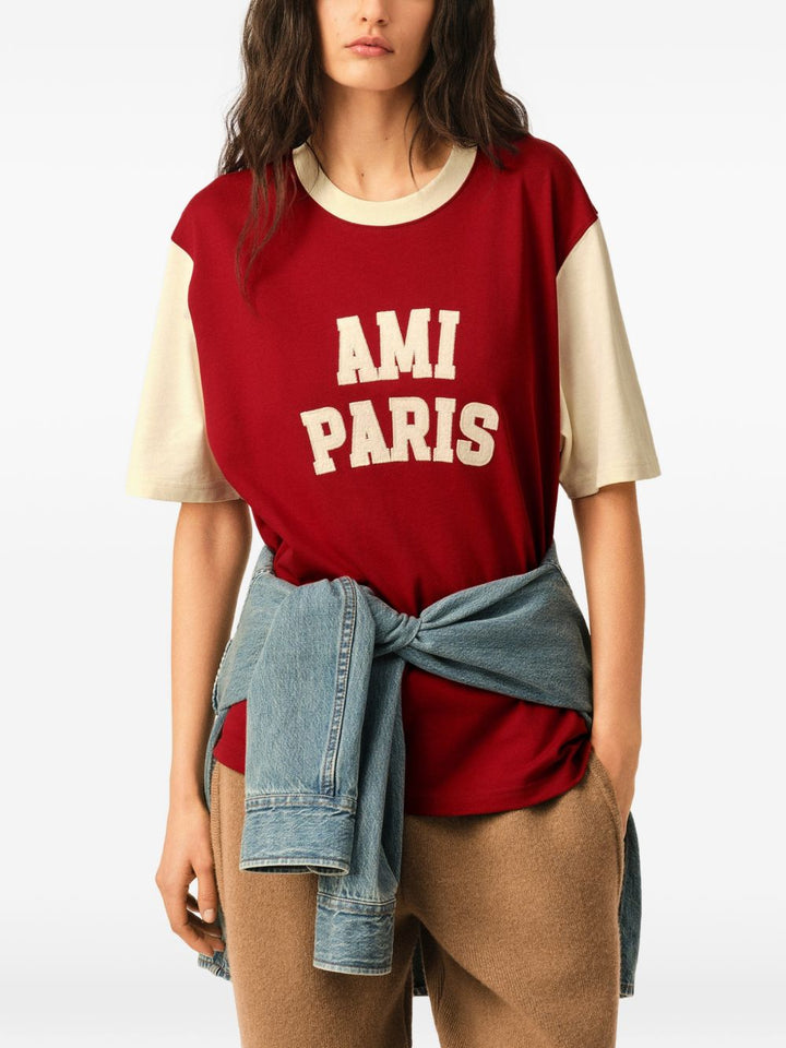 Ami Paris T-shirts and Polos - RED | 08036445b5176feea3379001751c4170bb7ddc59