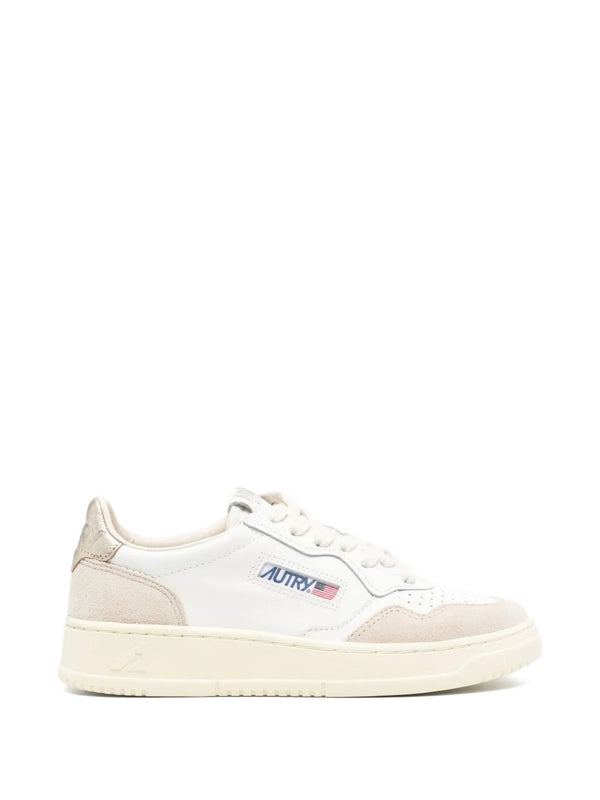 Medalist Low Leather And Suede Sneakers