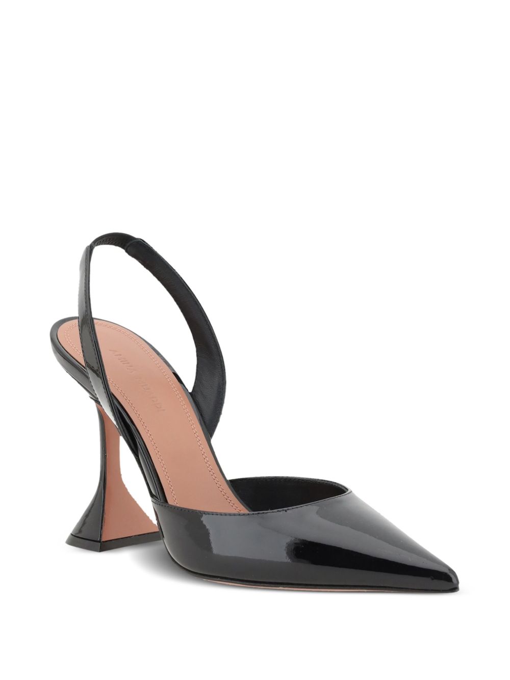 Amina Muaddi With Heel - BLACK | d2faa4461645593eab2a3c0f686d0c83707fc175