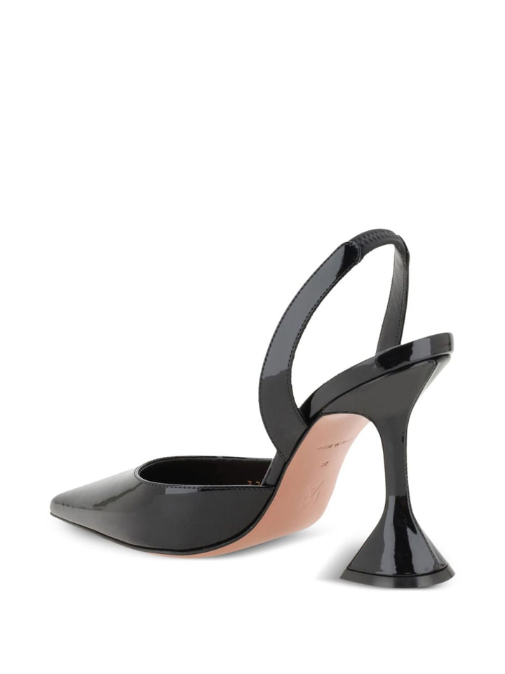 Amina Muaddi With Heel - BLACK | 8c1ff69e8e615a86f6c99ed893707402457b538e