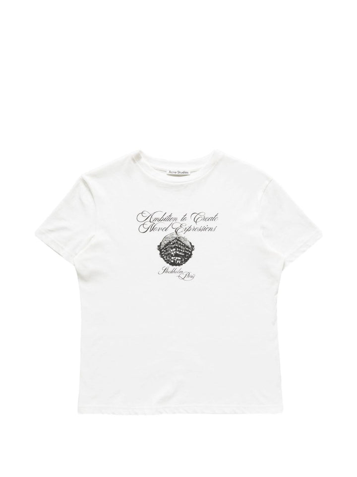 Acne Studios T-shirts and Polos - WHITE | 08d6e0e94c3fc67fba440e5917b90259c1943fe6