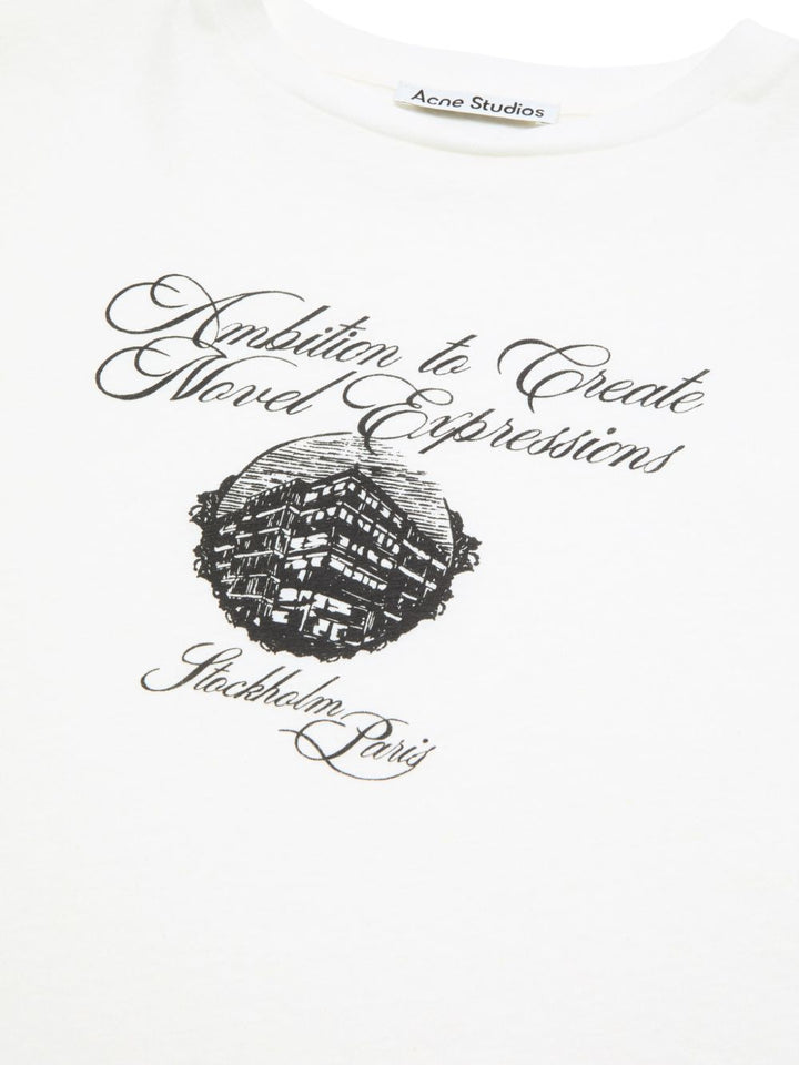 Acne Studios T-shirts and Polos - WHITE | 21631b511a8f168879e64af294241d012809fb30