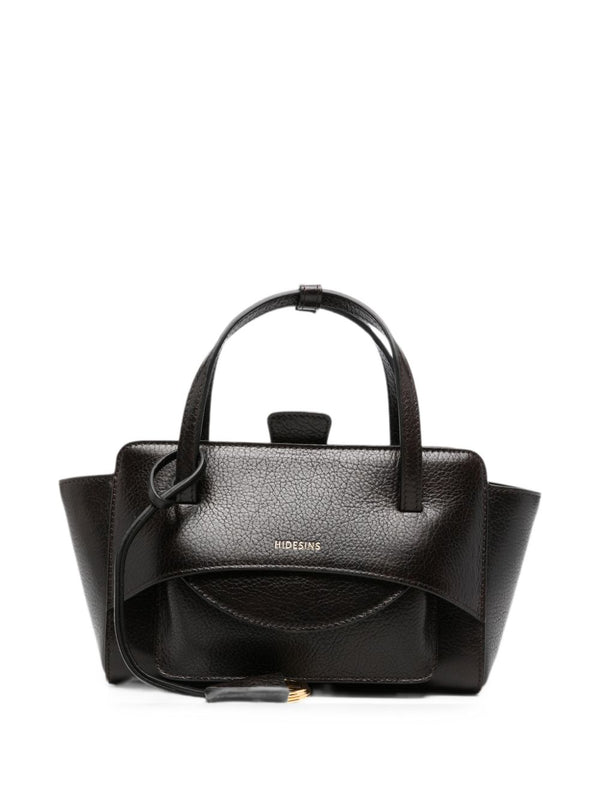 Bolso pequeño de piel con solapa