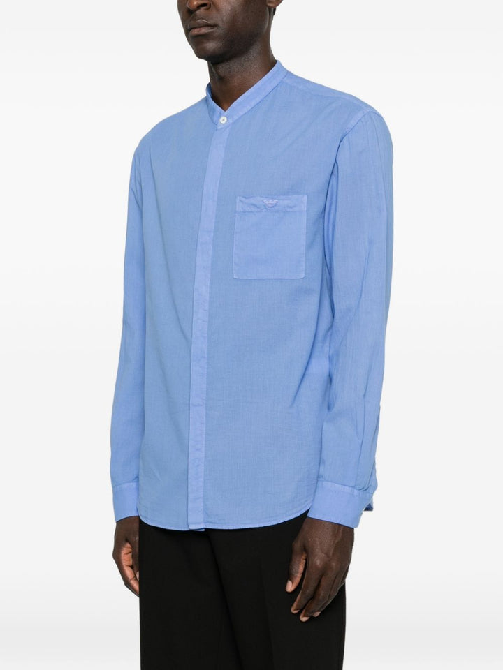 Emporio Armani Shirts - BLUE | af87390c32b91c8e05c382f3ad9f9de998c45c07