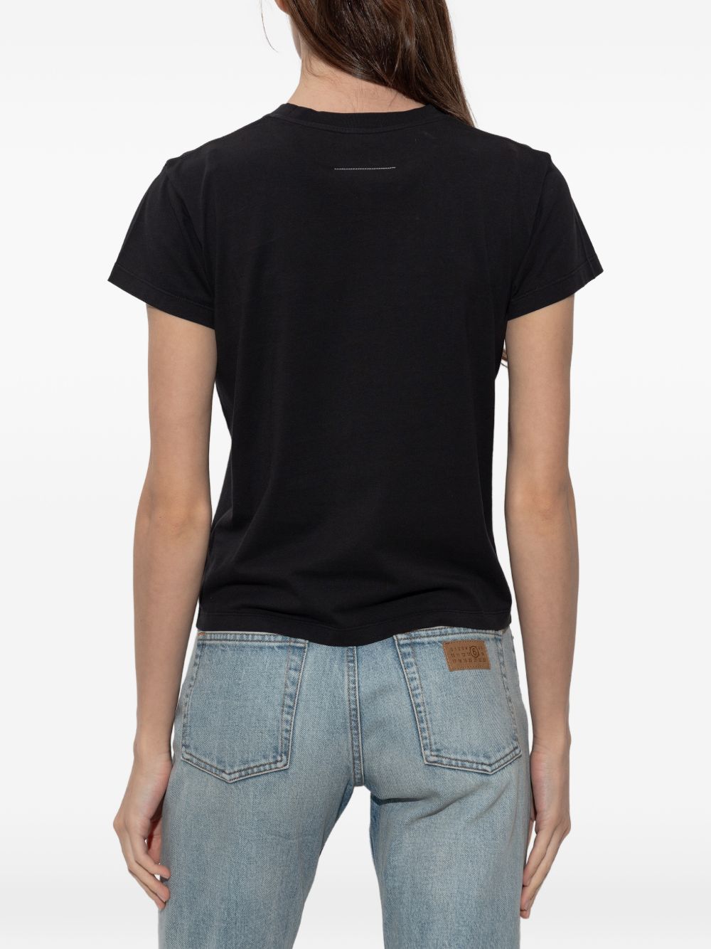 Mm6 Maison Margiela T-shirts and Polos - BLACK | abe03e2764bf6e12552a7c20185a00dc66596113