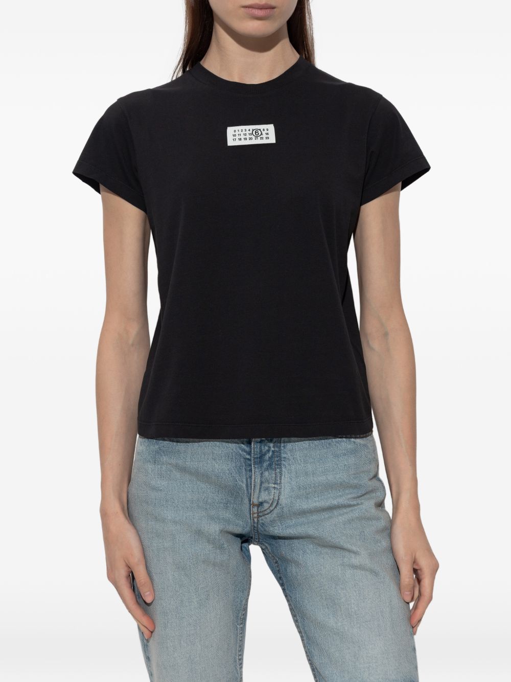 Mm6 Maison Margiela T-shirts and Polos - BLACK | 00449e119d09a99a4086826e7a6e80cca1d35ef4