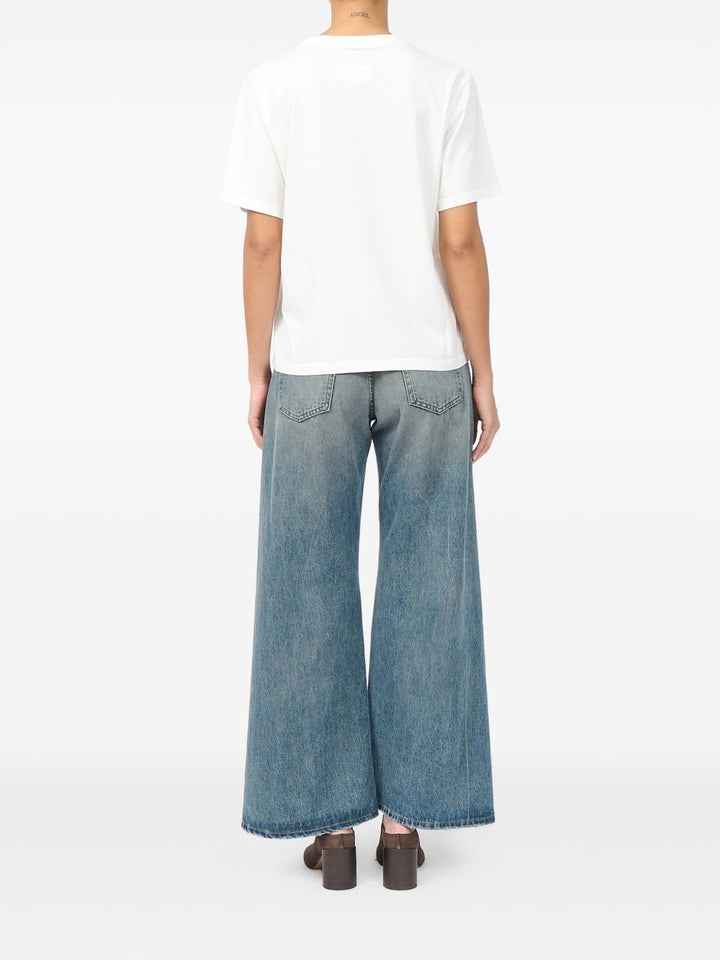 Mm6 Maison Margiela T-shirts and Polos - WHITE | 35c5a2ca7937fb7ac662516bd776d51f9d62b3d4